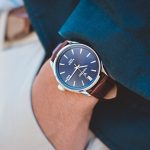 Blue dial Vincero Luxury Men’s Kairos Wrist Watch,