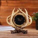 Diskary Table Decoration Antlers Desk Clock