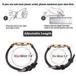 Ritche 22mm Leather Watch Bands, Quick Release Leather