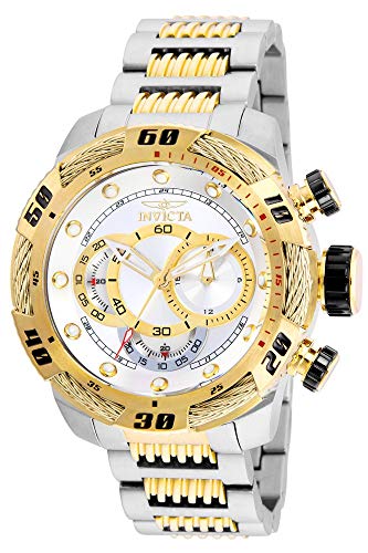 Invicta Men's Speedway 50mm Two Tone Stainless Steel