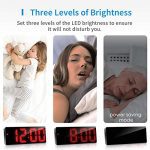 LED Digital Alarm Clock Adjustable Brightness
