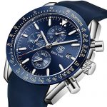 BENYAR - Stylish Wrist Watch for Men, Silicon Strap Quartz Movement