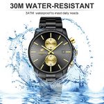 GOLDEN HOUR Watch Waterproof Chronograph Quartz Watch