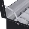 BEWISHOME Watch Box Organizer 20 Men Display Storage Case
