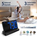 Bedrooms, Bedside Digital Alarm Clock with Large Display