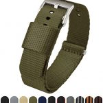 20mm Army Green Watch Strap BARTON Jetson