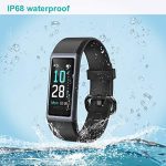 Waterproof Fitness Watch Heart Rate Monitor with Calories/Step Counter
