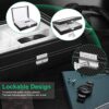 Watch Storage Box Lockable Case Black