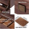 Readaeer 10 Slot PU Leather Watch Box Organizer
