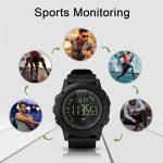 Pedometer Calorie Counter Smart Watch Black GOKOO