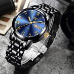 LIGE Watches Mens Fashion Sports Waterproof Analog Quartz Watch