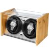 Bamboo Small Automatic Watch Winder
