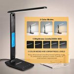 Desk Lamp, LED Desk Lamp with Wireless Charger, USB Charging Port