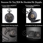 Pocket Watch Personalized Engraved Dragon Phoenix
