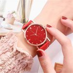 Red Women's Wrist Watches Women's Luxury Bokeley