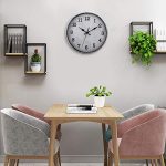 Non Ticking Retro Vintage Wall Clock