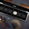 Watch Box Organizer Mens Watch Case Large