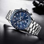 BENYAR - Wrist Watch for Men, Stainless Steel Strap Watches