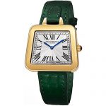 Hunter Green Bruno Magli Quartz Italian Leather Strap Watch