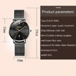 Black Luxury Dress Wrist Waterproof