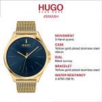 Watch with Gold Ion Plated Strap HUGO by Hugo Boss