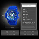 Mens Military Watch Digital Waterproof Wrist Watches