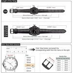 WOCCI Alligator Embossed Leather Watch Band 22mm