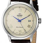 Orient Automatic Watch with Brown  Leather Strap