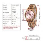 Wooden Watches Luxury Wood Metal Strap Chronograph BOBO BIRD
