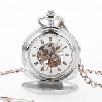 Pocket Watch - Smooth Double Case SIBOSUN Skeleton