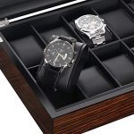 BEWISHOME Watch Box -10 Slot Luxury Watch Case