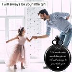 Pocket Watch Father Chain Engraved Black