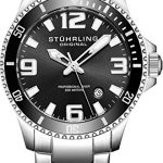 Stuhrling Original Mens Swiss Quartz Stainless Steel Sport