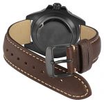 WOCCI 20mm Watch Bands - Dark Brown Vintage Leather