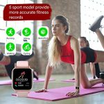 Smart Watch for Android & iOS with Heart Rate, Blood Oxygen, Fitness Tracker & Waterproof Display