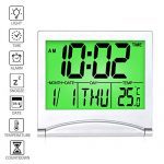 Digital Travel Alarm Clock with Backlight