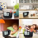 Jhua Digital Projection Alarm Clock Dimmable Alarm Clock