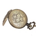 Halloween Ghost Pocket Watch with Chain Vintage Retro
