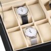 Leather Watch Box Jewelry Case Lockable
