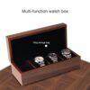 BingYes Wood Watch Box,with Ring Storage Bag