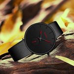 Mens Watch Minimalist Fashion Luxury Ultra Thin Wrist Watches