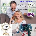 720° Rotating Brass Unique 1 Hour Glass Sand Clack for Home