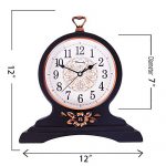12 Inch Mantel Clock Silent and Non-Ticking