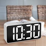 DreamSky 8.9 Inches Large Digital Alarm Clock with USB Charging Port