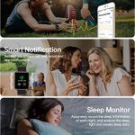 Smartwatch with Blood Pressure Fitness Tracker