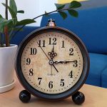 Konigswerk Vintage Alarm Clock , Analog Table Desk Clock