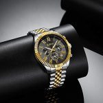 Mens Watches Men Chronograph Waterproof Analogue Quartz