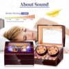 FRUCASE Automatic Watch Winder Brown New Version