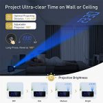Projection Alarm Clock Radio Digital Clock with USB Charger