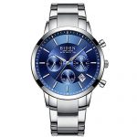 Men's Stainless Steel Watch Calendar Waterproof